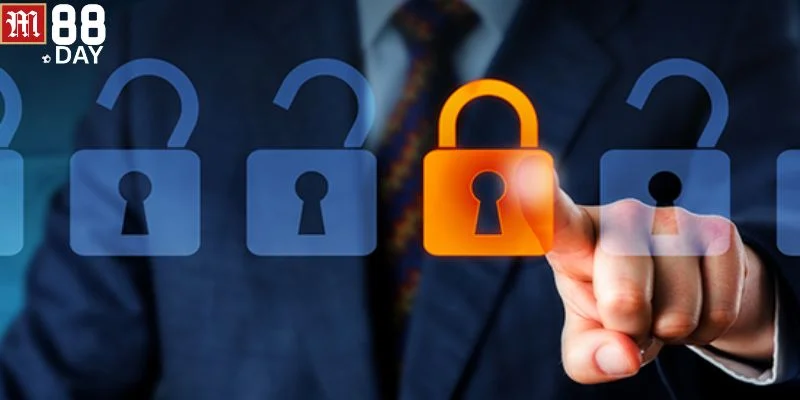 M88 cam kết bảo vệ thông tin cược thủ trong mọi hoạt động tại sân chơi.