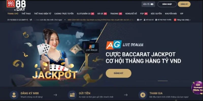 Cổng cược Club M88 là sàn cược uy tín với cơ chế chơi chuyên nghiệp.